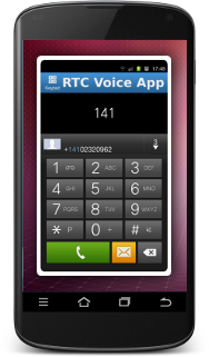 Mobile telephone running procom video widget